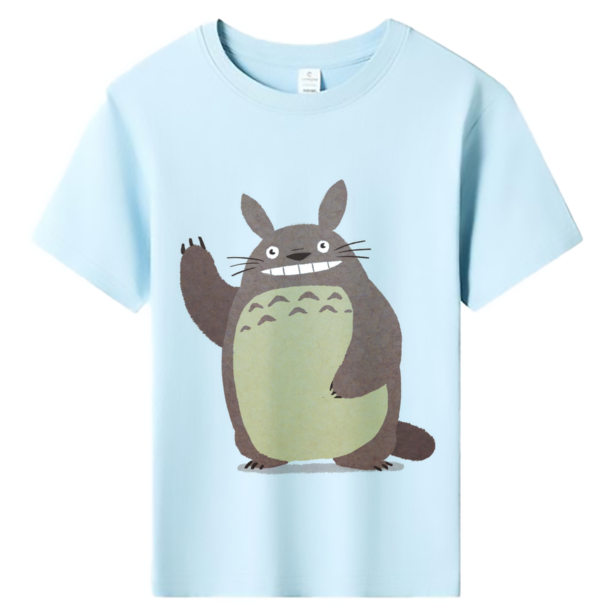 （画像用） となりのトトロ 草壁メイ 草壁サツキ My Neighbor Totoro Satsuki Kusakabe Mei Kusakabe 綿100％キッズTシャツ（フロントプリント）